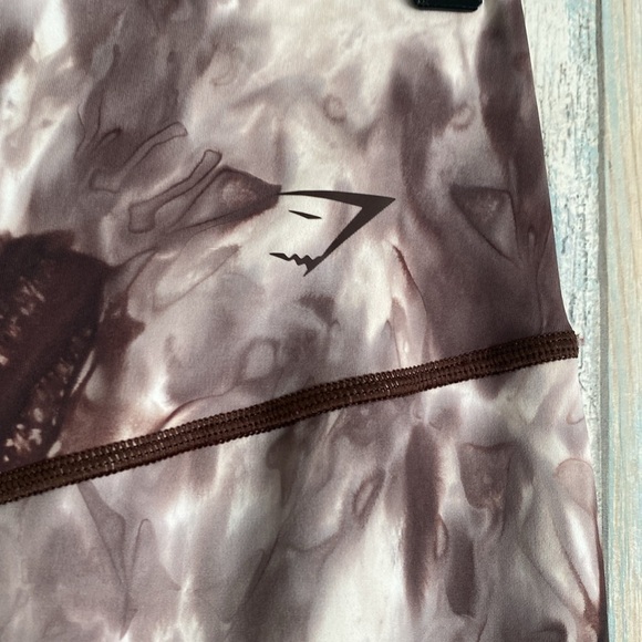 Gymshark Elevate Leggings in Cement Brown Spray Dye | Size Small - Picture 7 of 12